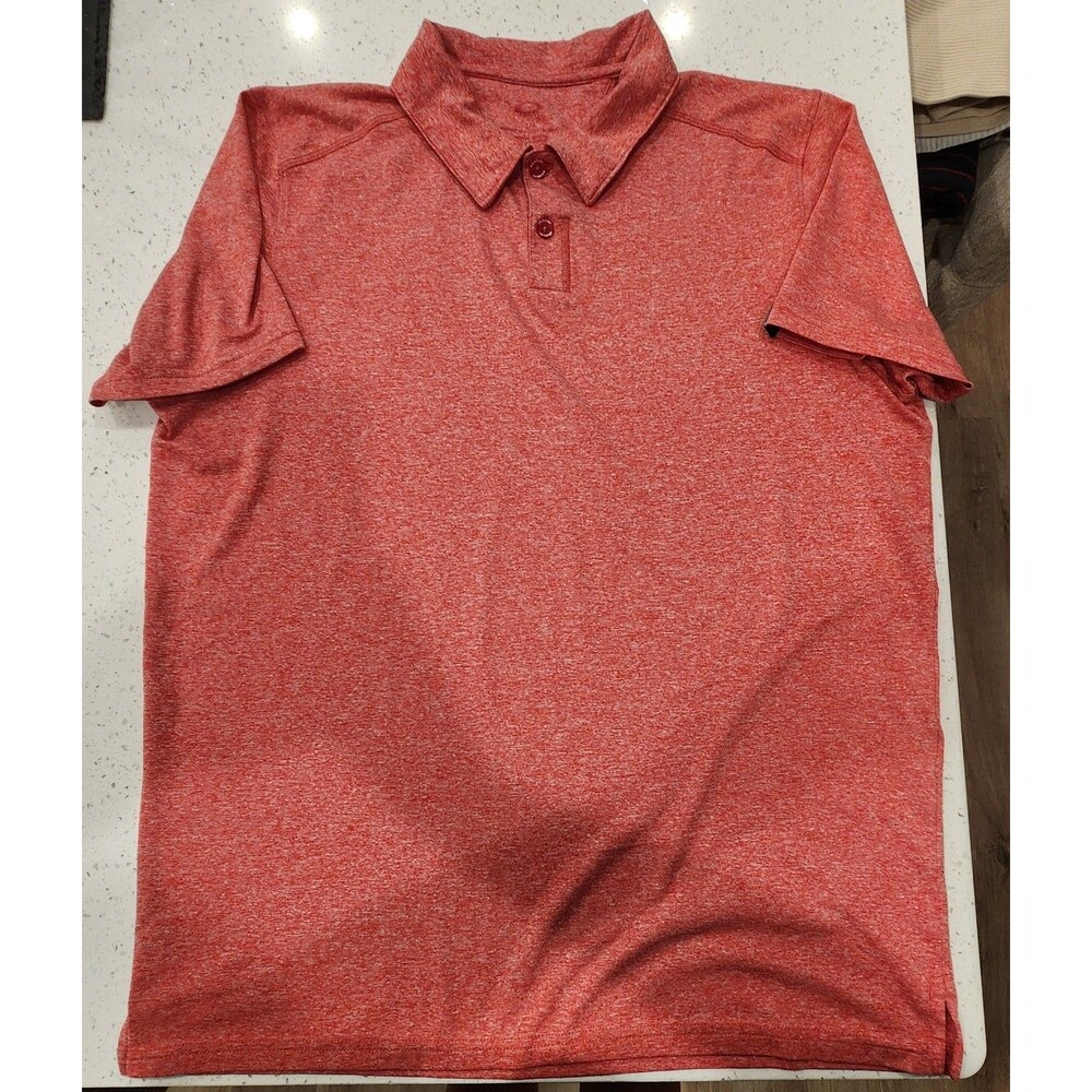 Oakley Men's Aero Ellipse Polo Shirt - Heather Red - Large - Golf / Active